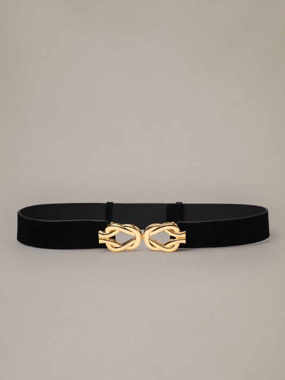 J McLaughlin Eliza Suede Belt - Black NEW